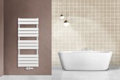 Handdoekradiator BFR Wit 120x60 cm 681 Watt Midden aansluiting Handdoekradiator BFR Wit 120x60 cm 681 Watt Midden aansluiting