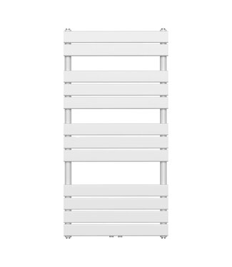 BELRAD Handdoekradiator BFR Wit 120x60 cm 681 Watt Midden aansluiting