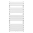BELRAD Handdoekradiator BFR Wit 120x60 cm 681 Watt Midden aansluiting