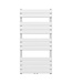 Handdoekradiator BFR Wit 120x60 cm 681 Watt Midden aansluiting