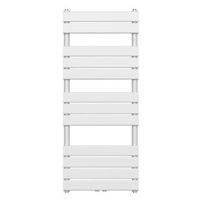 Handdoekradiator BFR Wit 120x50 cm 593 Watt Midden aansluiting