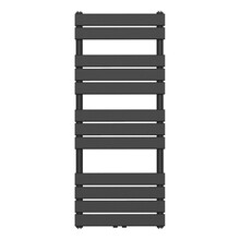 Handdoekradiator BFR Zwart 120x50 cm 593 Watt Midden aansluiting