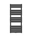 Handdoekradiator BFR Zwart 120x50 cm 593 Watt Midden aansluiting