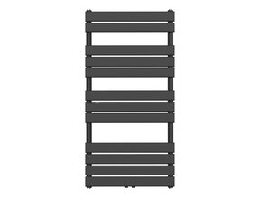 Handdoekradiator BFR Zwart 120x60 cm 681 Watt Midden aansluiting