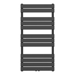 Handdoekradiator BFR Zwart 120x60 cm 681 Watt Midden aansluiting