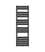 Handdoekradiator BFR Zwart 160x50 cm 755 Watt Midden aansluiting