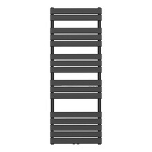 Handdoekradiator BFR Zwart 160x60 cm 864 Watt Midden aansluiting