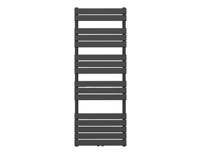 Handdoekradiator BFR Zwart 160x60 cm 864 Watt Midden aansluiting