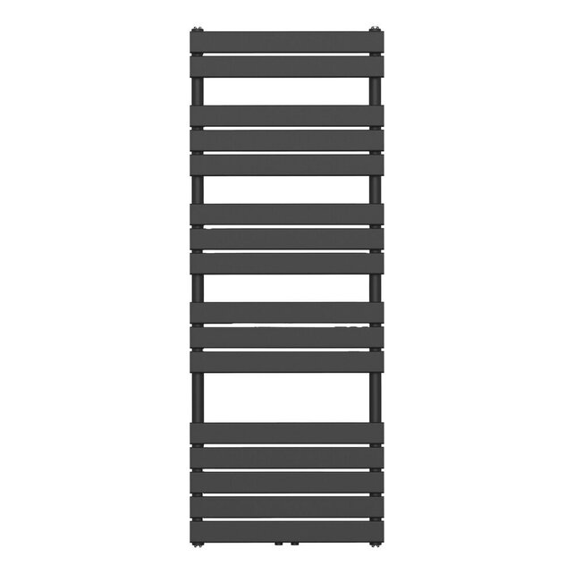 Handdoekradiator BFR Zwart 160x60 cm 864 Watt Midden aansluiting