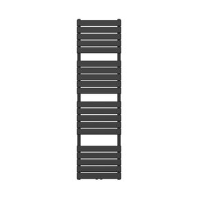 Handdoekradiator BFR Zwart 180x50 cm 890 Watt Midden aansluiting