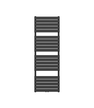 BELRAD Handdoekradiator BFR Zwart 180x60 cm 1021 Watt Midden aansluiting