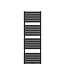Handdoekradiator BFR Zwart 180x60 cm 1021 Watt Midden aansluiting
