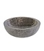 Waskom Natuursteen Levigato Rond Grijs Marmer 35x12cm Gepolijst