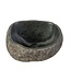 Riviersteen Waskom Fiume Rond Grijs 35x12cm