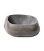 Riviersteen Waskom Fiume Rond Zwart 35x15cm Volledig Gepolijst