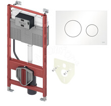 Tece Inbouwreservoir set met drukplaat Loop Wit