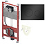 TECE Tece Inbouwreservoir set met drukplaat Loop Mat Zwart