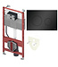 TECE Tece Inbouwreservoir set met drukplaat Loop Mat Zwart