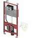Tece Inbouwreservoir set met drukplaat Loop Geborsteld Brons Rood