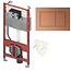 TECE Tece Inbouwreservoir set met drukplaat NOW Geborsteld Brons Rood