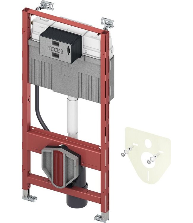 TECE Tece Inbouwreservoir set met drukplaat NOW Geborsteld Koper