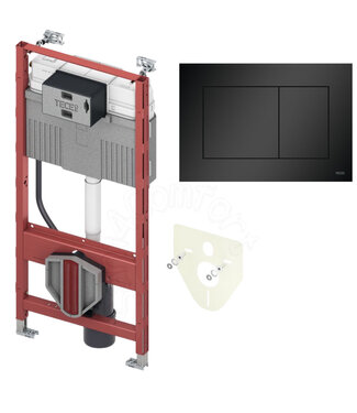 TECE Tece Inbouwreservoir set met drukplaat NOW Mat Zwart