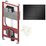 TECE Tece Inbouwreservoir set met drukplaat NOW Mat Zwart