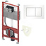 TECE Tece Inbouwreservoir set met drukplaat NOW Mat Wit