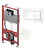 TECE Tece Inbouwreservoir set met drukplaat NOW Mat Wit