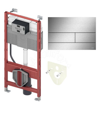 TECE Tece Inbouwreservoir set met drukplaat Square Geborsteld Chroom