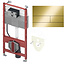TECE Tece Inbouwreservoir set met drukplaat Square Goud