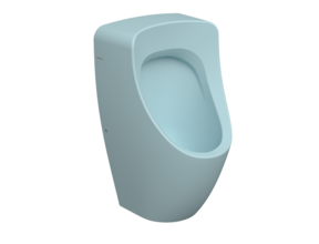 Urinoir met achterinlaat Bocchi Taormina Mat Ice blue
