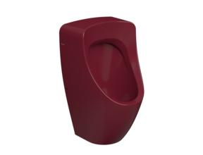 Urinoir met achterinlaat Bocchi Taormina Glans Bordeaux rood