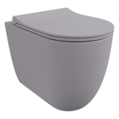 Back to wall toilet Bocchi Venezia Mat Grijs OA / PK Randloos incl. wc-bril flatline softclose