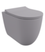 Back to wall toilet Bocchi Venezia Mat Grijs OA / PK Randloos incl. wc-bril flatline softclose