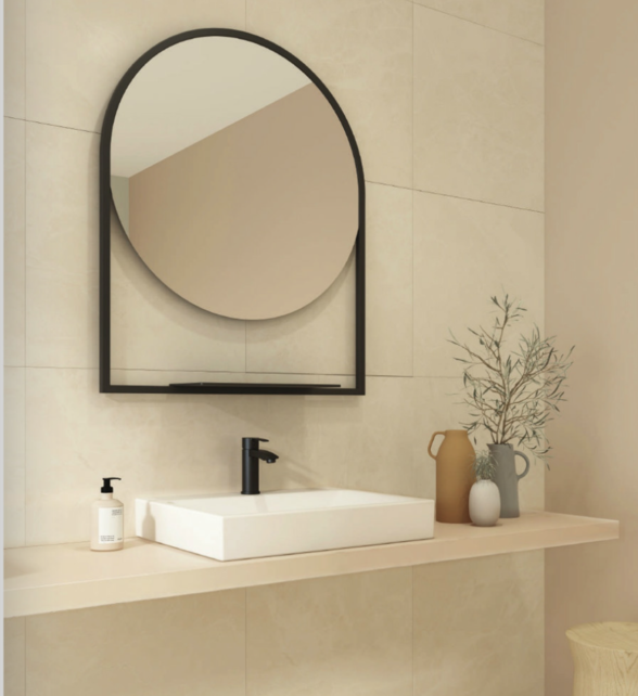 Wastafel Bocchi Scala Wit 80x48x10cm met kraangat en overloop