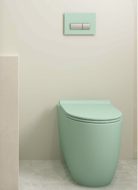 Back to wall toilet Bocchi Venezia Mat Zwart OA / PK Randloos incl. wc-bril flatline softclose