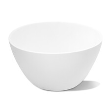 Waskom Aloni Hira Solid Surface Rond 21 cm Mat Wit