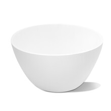 Waskom Aloni Hira Solid Surface Rond 21 cm Mat Wit