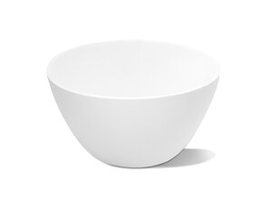 Waskom Aloni Hira Solid Surface Rond 21 cm Mat Wit