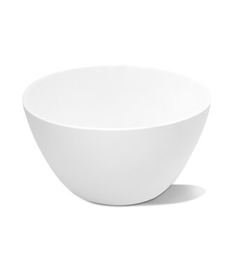 ALONI Waskom Aloni Hira Solid Surface Rond 21 cm Mat Wit