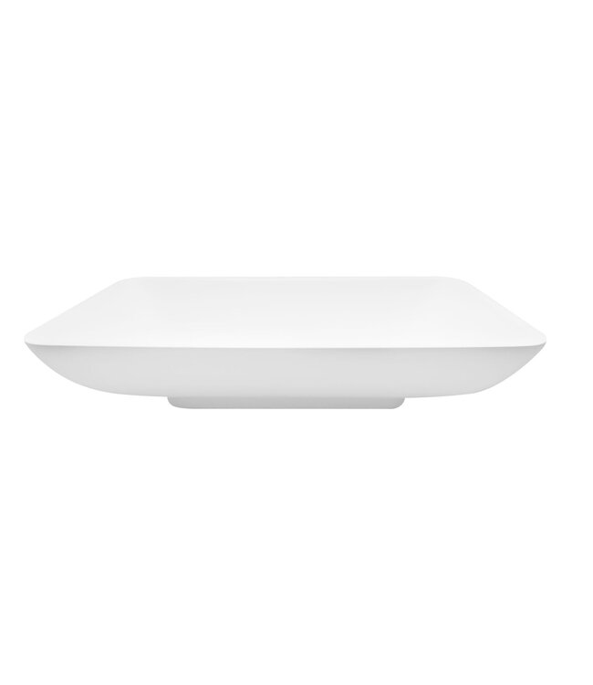Waskom Aloni Lidya Solid Surface 60x35x12 cm Mat Wit