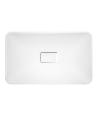 ALONI Waskom Aloni Lidya Solid Surface 60x35x12 cm Mat Wit