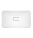 Waskom Aloni Lidya Solid Surface 60x35x12 cm Mat Wit