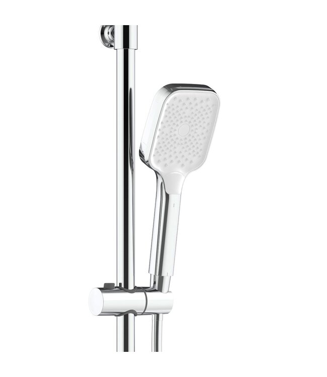 Aloni Ocean Regendouche set met planchet Chroom