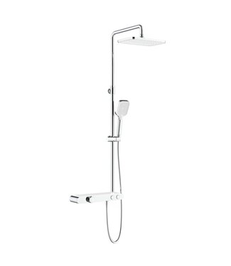 ALONI Aloni Ocean Regendouche set met planchet Chroom