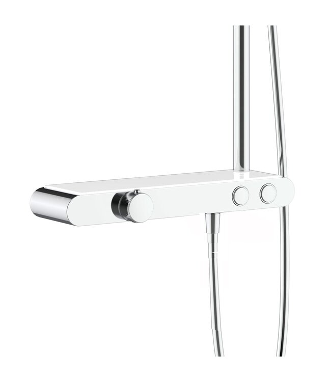 Aloni Ocean Regendouche set met planchet Chroom