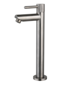 Fonteinkraan Ribbed Gun Metal Opbouw 26cm