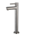 Fonteinkraan Ribbed Gun Metal Opbouw 26cm