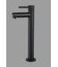 Fonteinkraan Ribbed Mat Zwart 26cm
